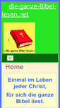 Mobile Screenshot of die-ganze-bibel-lesen.net